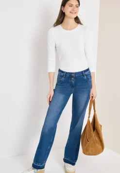 Jeans met zoomdetail