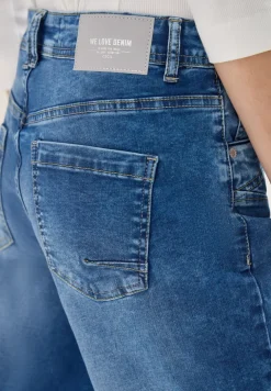 Jeans met zoomdetail
