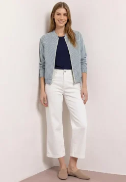 Jeans blouson met ritssluiting