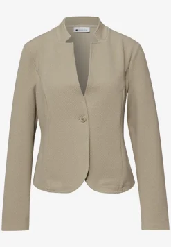 Jersey blazer met structuur