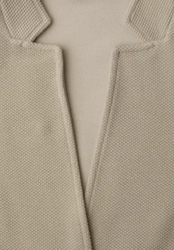 Jersey blazer met structuur