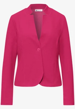 Jersey blazer met structuur