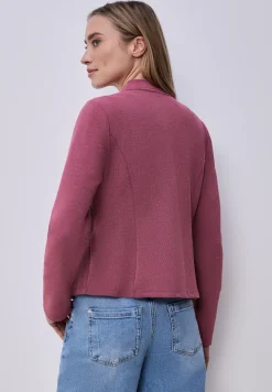 Jersey blazer met textuur