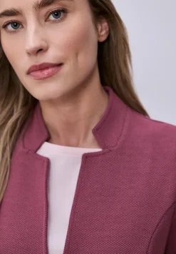 Jersey blazer met textuur