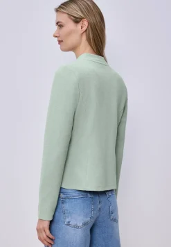 Jersey blazer met textuur