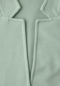 Jersey blazer met textuur