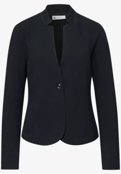 Jersey blazer met textuur