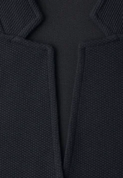 Jersey blazer met textuur