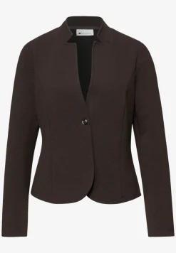 Jersey blazer met textuur
