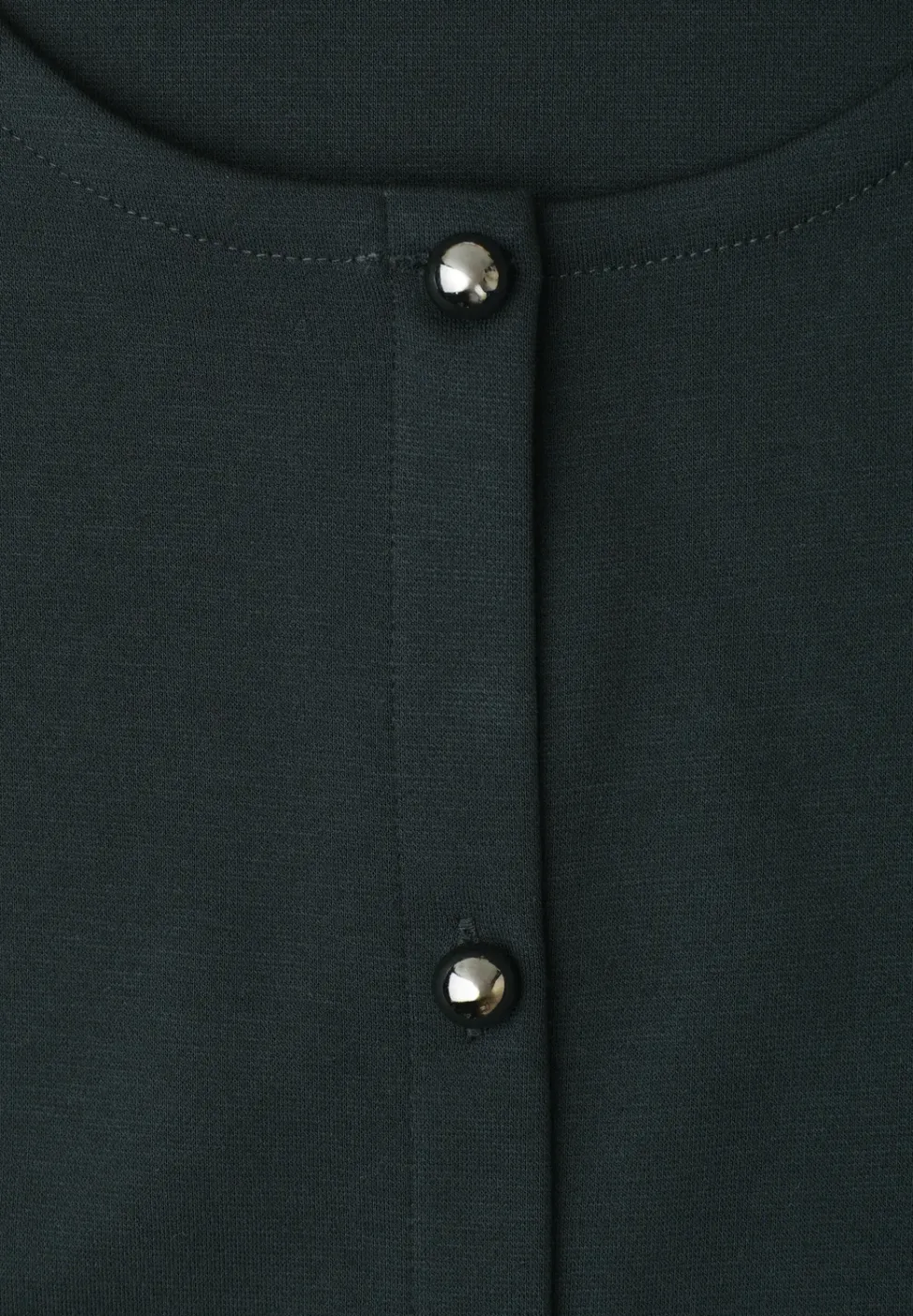 Jersey gilet met ronde hals