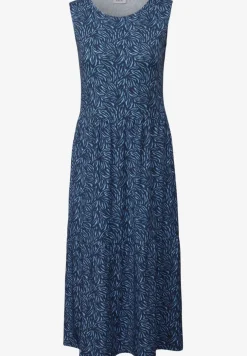 Jersey jurk met minimale print