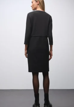 Jersey jurk met rits