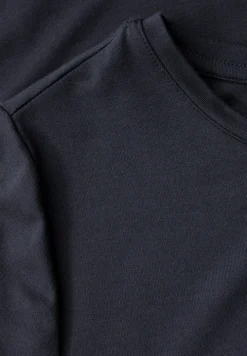 Jersey jurk met trekkoord