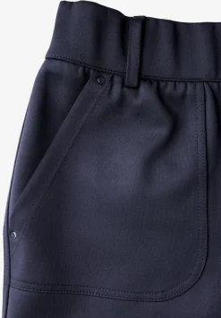 Jersey keperstof cargo broek