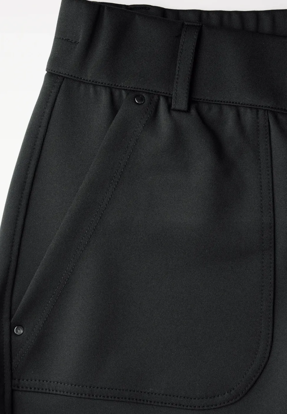 Jersey keperstof cargo broek