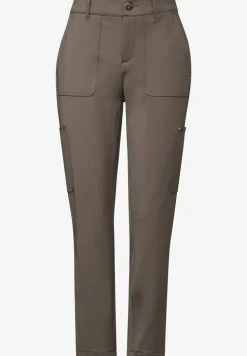 Jersey keperstof cargo broek