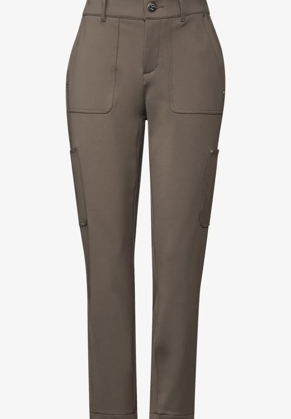 Jersey keperstof cargo broek