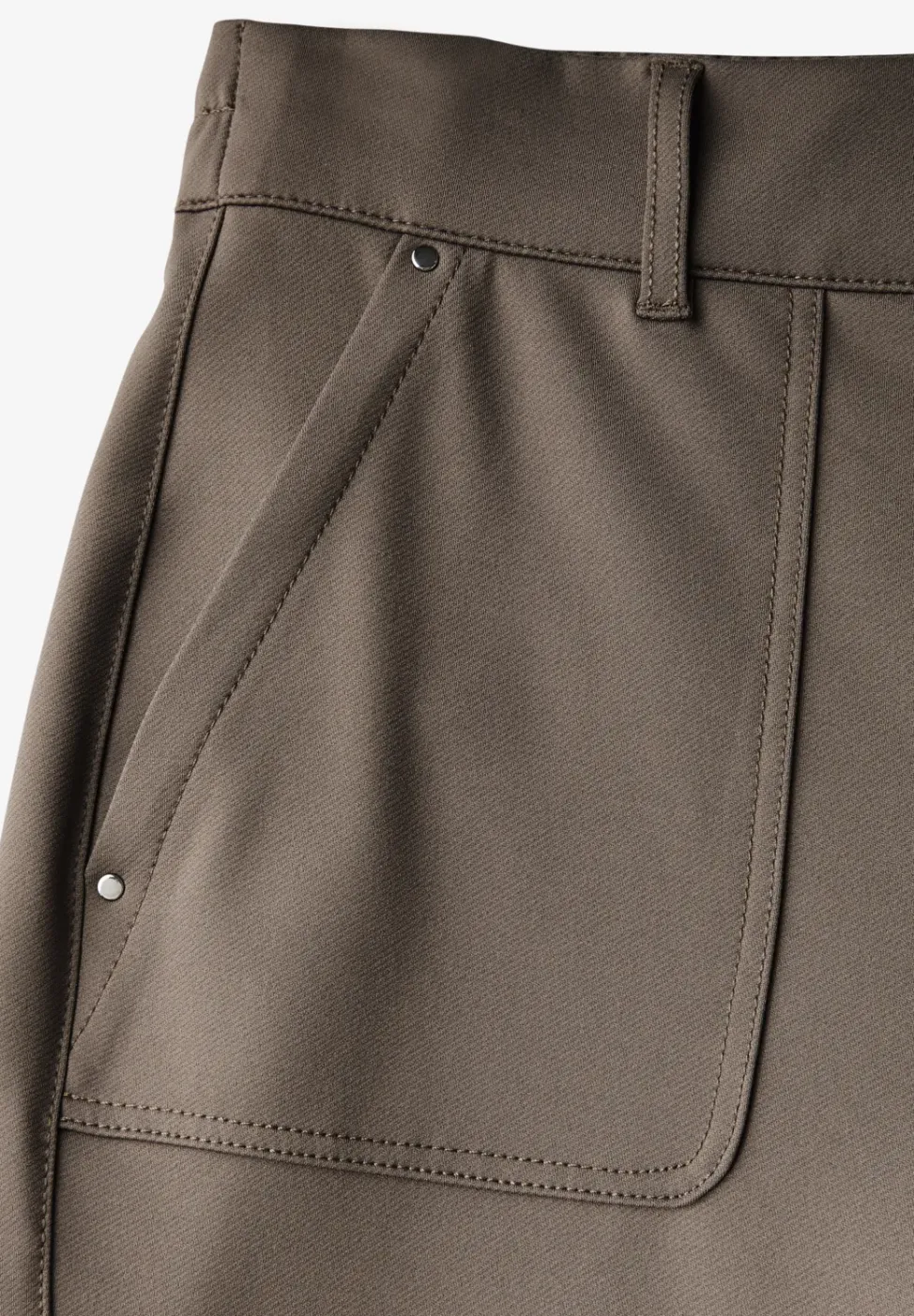 Jersey keperstof cargo broek