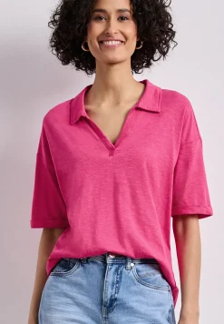 Jersey poloshirt met korte mouwen
