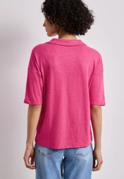 Jersey poloshirt met korte mouwen