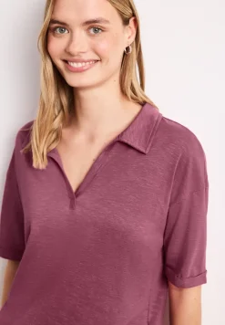 Jersey poloshirt met korte mouwen
