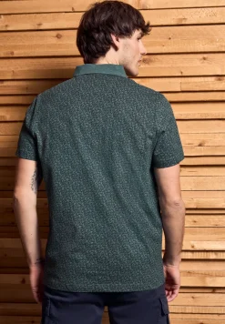 Jersey poloshirt met print