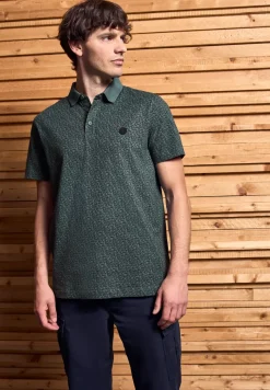 Jersey poloshirt met print