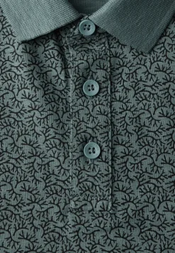 Jersey poloshirt met print