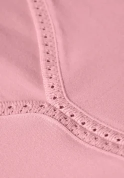 Jersey top met gehaakte details
