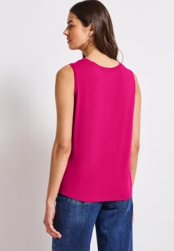 Jersey top met gehaakte details