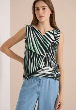 Jersey top met grafische print