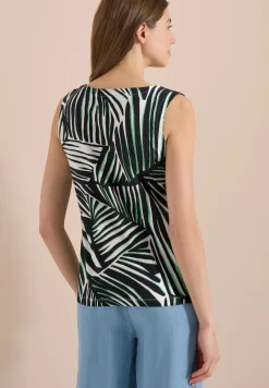 Jersey top met grafische print