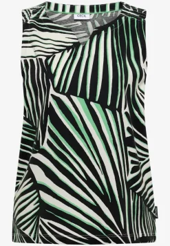 Jersey top met grafische print
