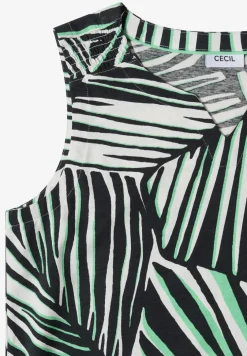 Jersey top met grafische print