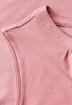Jersey top met rimpels