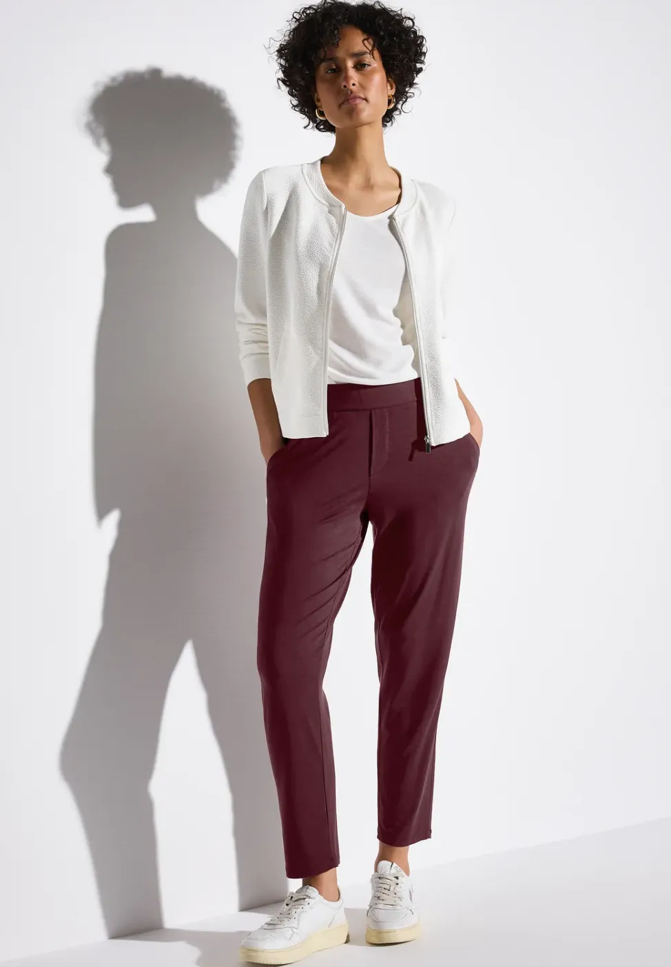 Jersey broek in Loose Fit