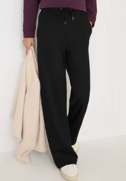Jersey broek met rechte benen