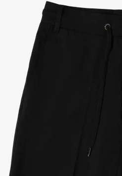 Jersey broek met rechte benen