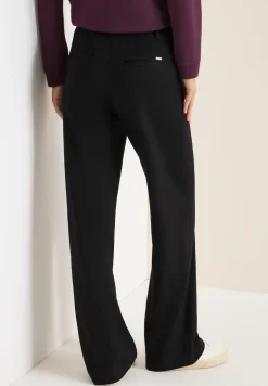 Jersey broek met rechte benen