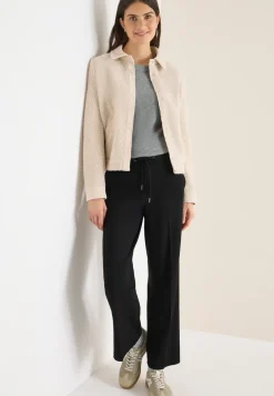 Jersey broek met rechte benen