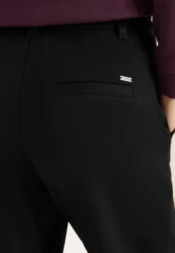 Jersey broek met rechte benen
