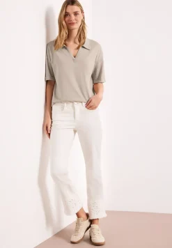 Jersey poloshirt met korte mouwen