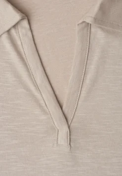Jersey poloshirt met korte mouwen