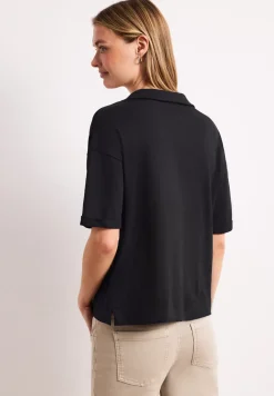 Jersey poloshirt met korte mouwen