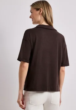 Jersey poloshirt met korte mouwen