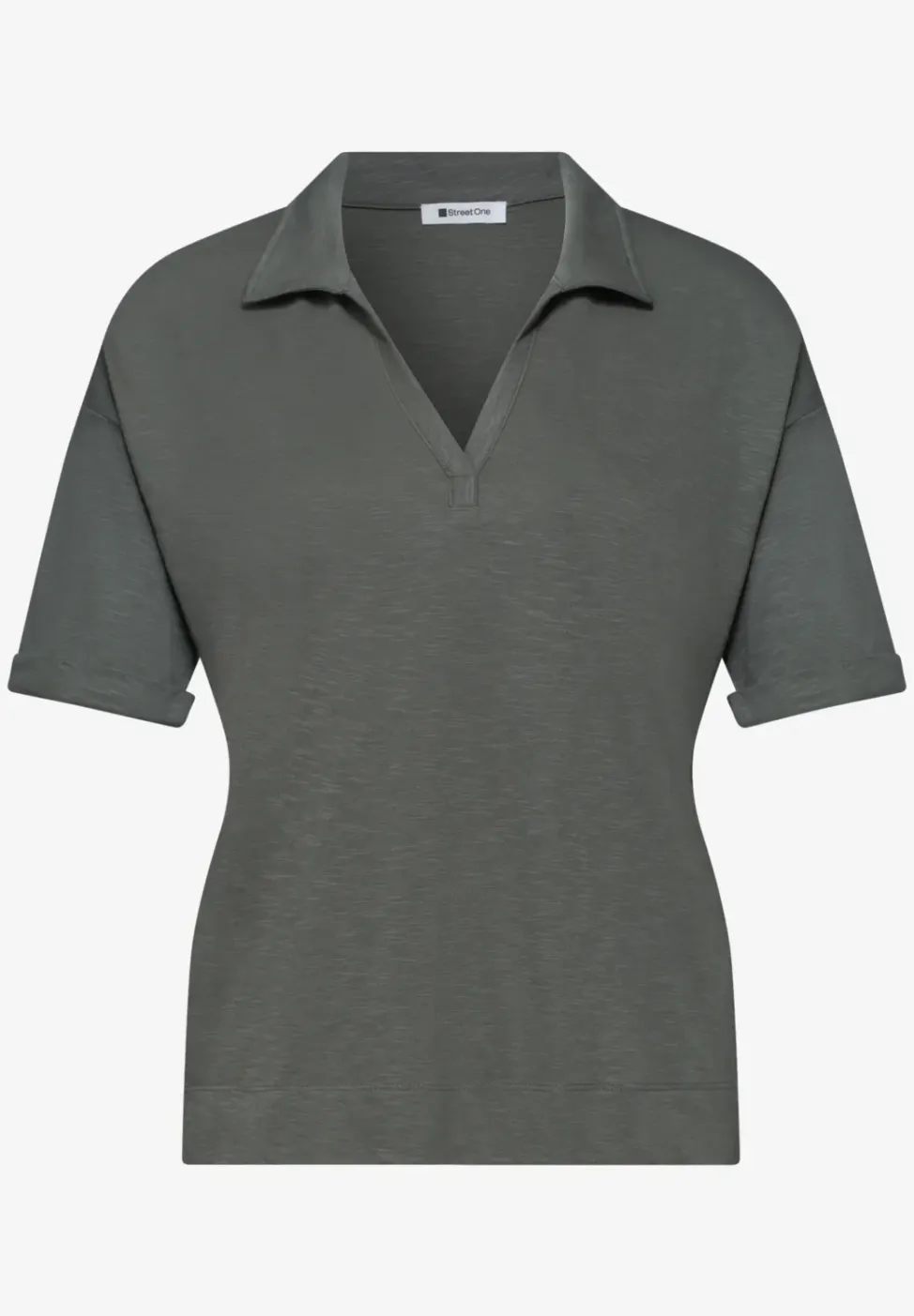 Jersey poloshirt met korte mouwen