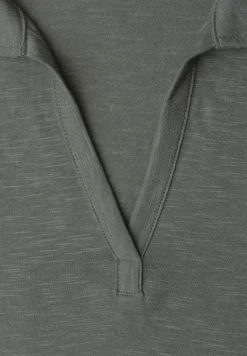 Jersey poloshirt met korte mouwen