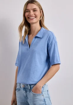 Jersey poloshirt met korte mouwen