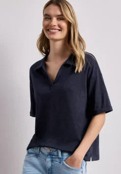 Jersey poloshirt met korte mouwen