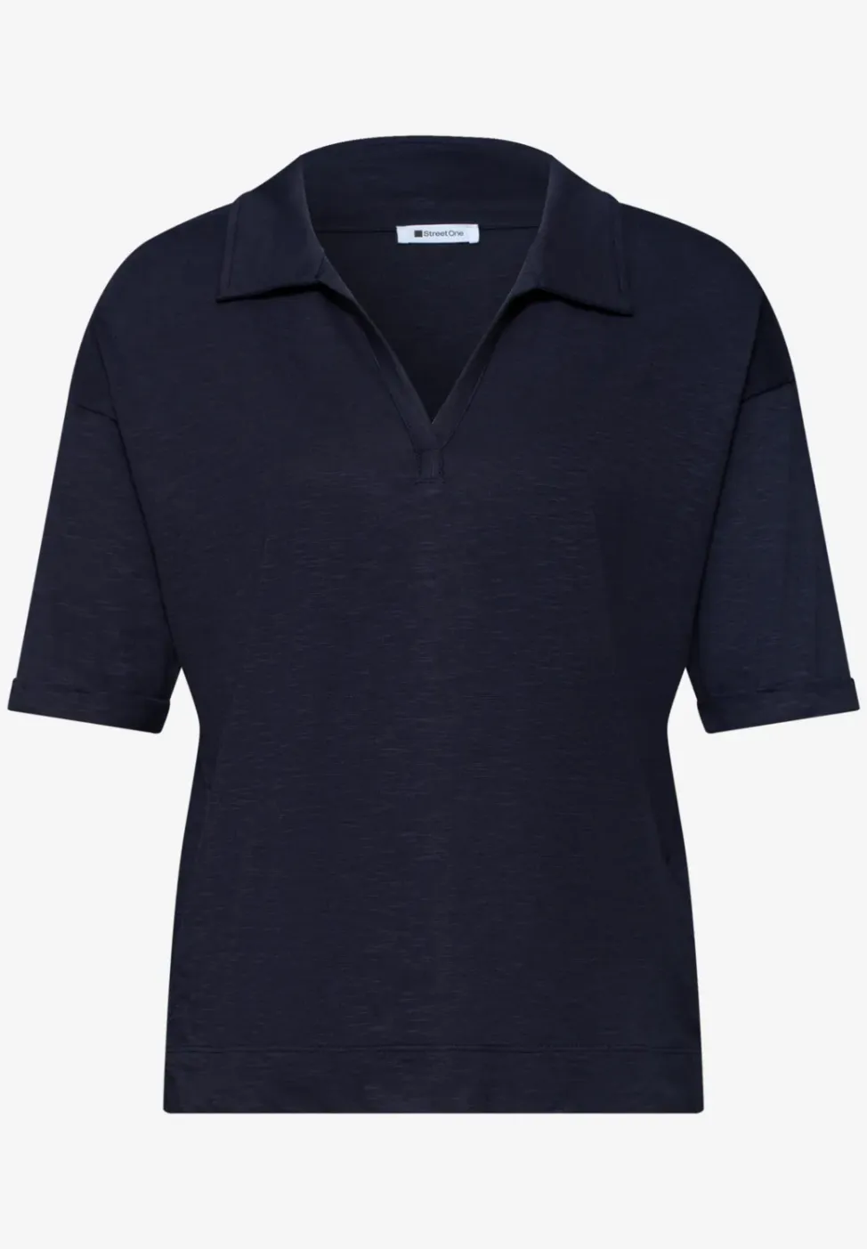 Jersey poloshirt met korte mouwen